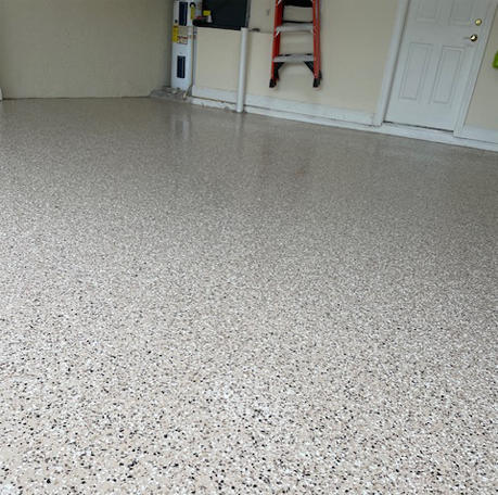 Freshly painted exterior floor by painters in port saint lucie fl